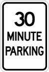 ar-131 30 minute parking signs